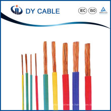 O PVC de 450 / 700V Thw 12AWG / XLPE isolou o cabo bonde